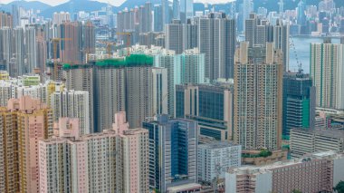 Cheung Sha Wan Şehir Sahnesi Hong Kong