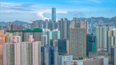 Cheung Sha Wan Şehir Sahnesi Hong Kong