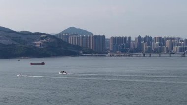 Lei Yue Mun köyünün kıyı manzarası 27 Temmuz 2025