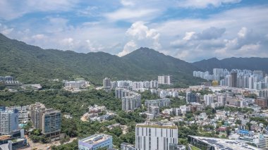 Konut ve Eğitim Bölgesi Kowloon Tong Görünümü