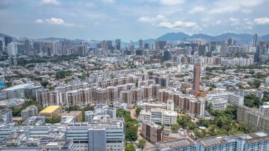 Konut ve Eğitim Bölgesi Kowloon Tong Görünümü