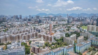 Konut ve Eğitim Bölgesi Kowloon Tong Görünümü