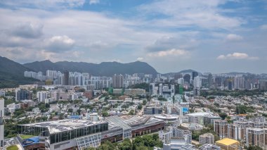 Konut ve Eğitim Bölgesi Kowloon Tong Görünümü