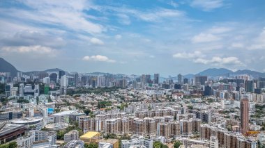 Konut ve Eğitim Bölgesi Kowloon Tong Görünümü