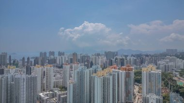 Her gün Pak Tin Konağında Şehir Hayatı Hong Kong