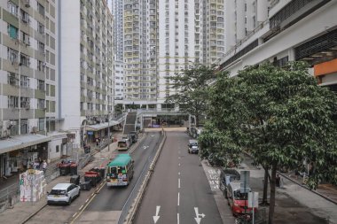 Sham Shui Po 'da halk konutları bloğu
