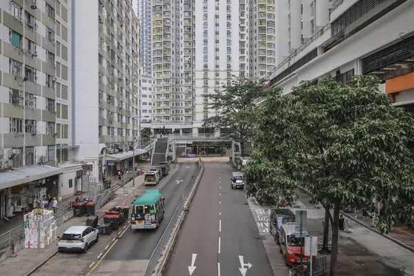 Sham Shui Po 'da halk konutları bloğu