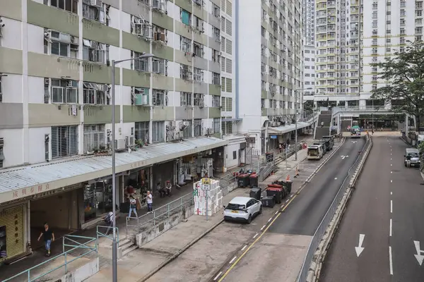 Sham Shui Po 'da halk konutları bloğu