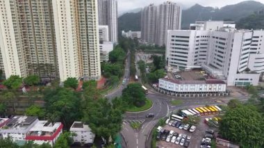 Şehir Caddesi Manzarası Po Ning Yolu boyunca Hong Kong 5 Ağustos 2025