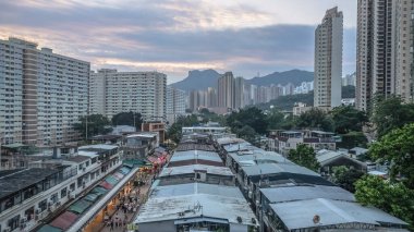 Ngau Chi Wan Hong Kong 'da geleneksel ıslak market.