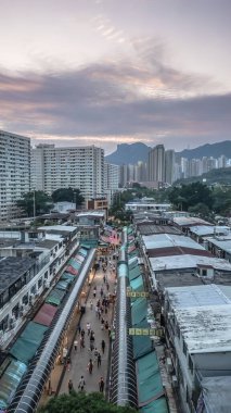 Ngau Chi Wan Hong Kong 'da geleneksel ıslak market.