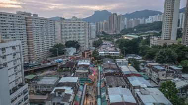 Ngau Chi Wan Hong Kong 'da geleneksel ıslak market.