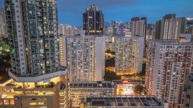 Choi Hung Hong Kong yakınlarındaki şehir merkezi.