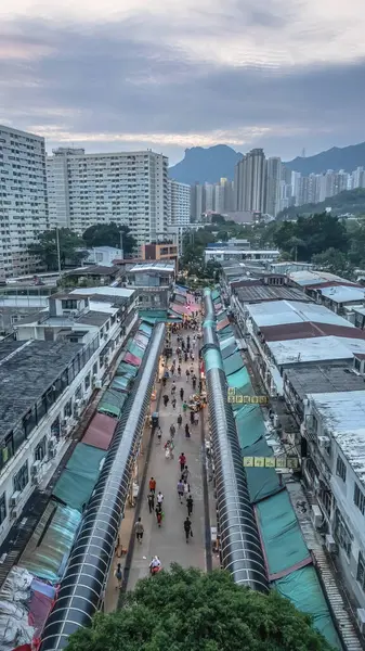 Ngau Chi Wan Hong Kong 'da geleneksel ıslak market.