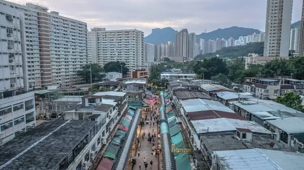 Ngau Chi Wan Hong Kong 'da geleneksel ıslak market.