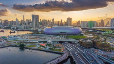 Trunk Road T2 projesinde etkin inşaat alanı