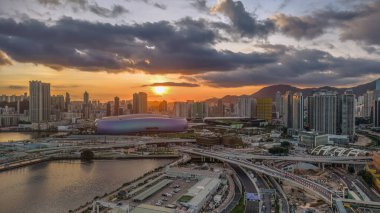 Trunk Road T2 projesinde etkin inşaat alanı