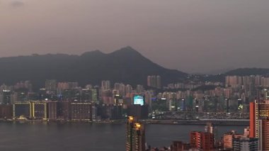 Kentsel Skyline ve Sokaklar 8 Ağustos 2025 ile Kowloon Şehri