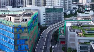 Kwun Tong Bypass otoyol manzaralı Hong Kong 10 Ağustos 2025