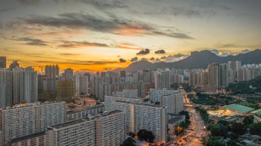 Sahne Günbatımı Aslan Kaya Residential Area Hong Kong