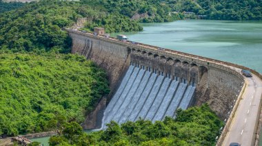 Hong Kong Doğa Koruma Alanı 'ndaki manzara miras barajı.
