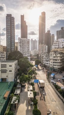 Tarihi Sınır Sokağı Kowloon Tong ve Mong Kok 'u birbirine bağlıyor.