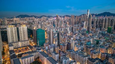 Sham Shui Po Hong Kong 'da Kentsel Skyline ve Mimarlık