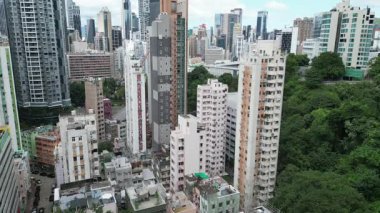 Tipik Tong Lau Mimarisi Wan Chai Aug 23 Ağustos 2025