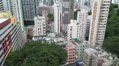 Tipik Tong Lau Mimarisi Wan Chai Aug 23 Ağustos 2025