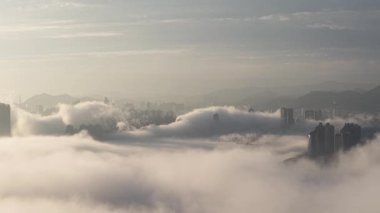Kowloon Vibrant Hong Kong 'un Şehir Kalbi Skyline Manzaralı 2 Mart 2025