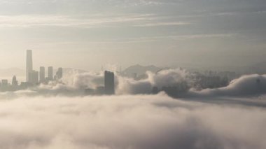 Kowloon Vibrant Hong Kong 'un Şehir Kalbi Skyline Manzaralı 2 Mart 2025