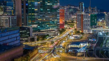 Kowloon 'da ana karayolu Kwun Tong Bypass.