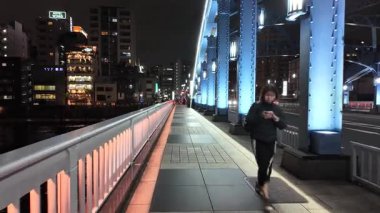 Sumida Nehri üzerindeki Komagata Bashi Köprüsü 4 Aralık 2024