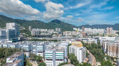 Kowloon Tong 'daki lüks evler, okullar ve yeşillik.