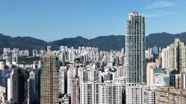 Mong Kok Hong Kong 'da Dolu Sokak Hayatı, Ekim 12025