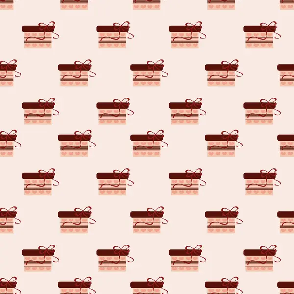 Sevimli, kusursuz desenli hediyeler ve kalpler, sevgililer günü, aşk, kumaş baskısı, tutku, kağıt. Şeker