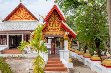 Luang Prabang Laos 'taki büyük Budist tapınağı.