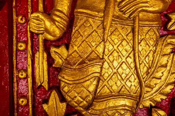 Барвисті Фрески Ват Хосян Форавіхане Буддійського Храму Луанґпхабанґ Лаос — стокове фото