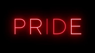 Çeşitlilik temalı animasyon neon ışığı