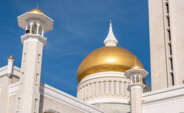 Brunei 'nin başkenti Bandar Seri Begawan' daki Ömer Ali Seydidin Camii.