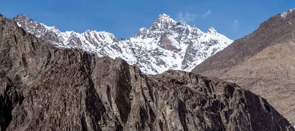 Large Mountains Himalayas Nubra Valley Northern India Stock Photo