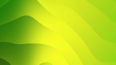 Arkaplan olarak kullanılacak hareketli yeşil ve sarı şekiller