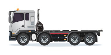 Konteynır kutusu çizimi olmayan Ağır Kamyon Kargosu