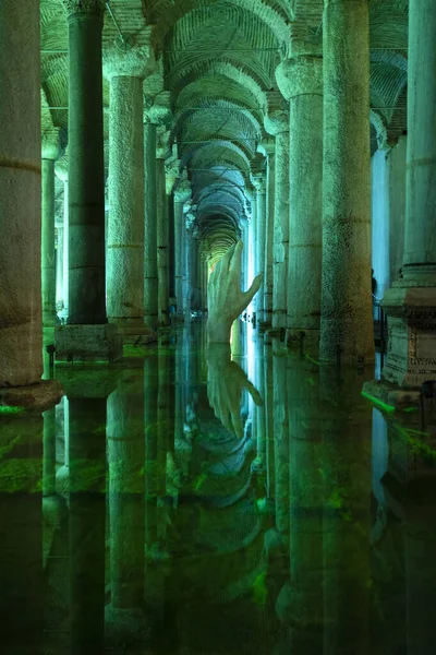 Basilica Cistern after restoration in Istanbul, Turkey.