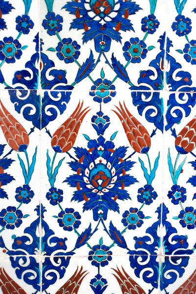 stock image Ancient Handmade Turkish - Ottoman Tiles.