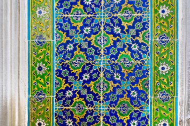 Topkapı Sarayı, İstanbul 'da renkli Osmanlı fayansları.