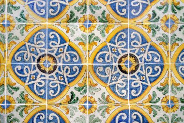 İstanbul Topkapı Sarayı 'ndaki Harem' in el yapımı mozaik fayansları.