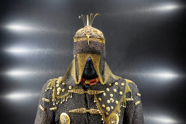 Suit of Ceremonial Armour of Ottoman Sultan Mustafa III in Topkapi Palace, Istanbul, Turkey.