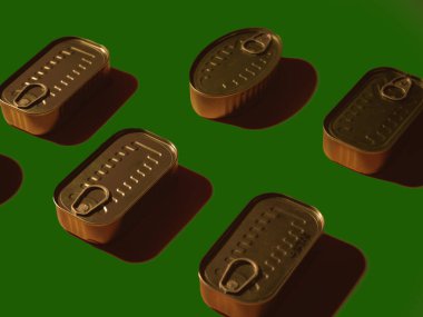 set of beer bottles on a white background. 3d illustration