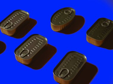 set of different types of black and white, 3d rendering